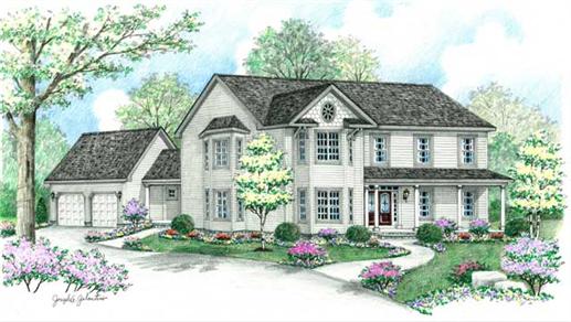 Main image for country houseplans # CR-609