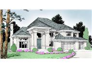 European Plans DDI96-209 color front rendering.