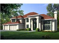 European home plans DDI93-212 color image.