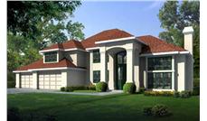 European home plans DDI93-212 color image.