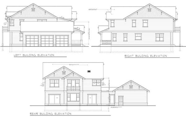 House Plan DDI 106-222 Rear Elevation