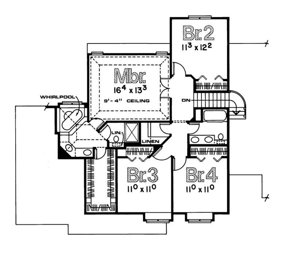 Upper Level Floor Plan