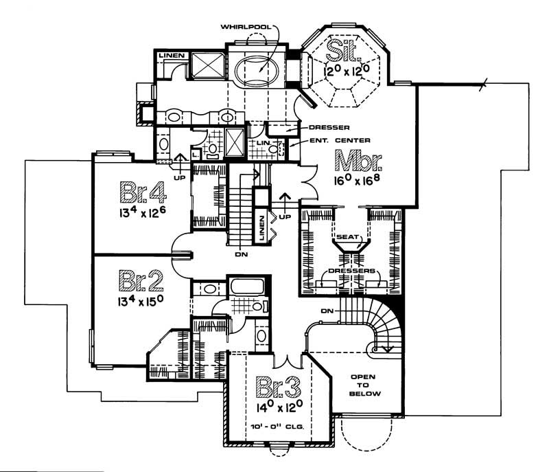 Upper Level Floor Plan