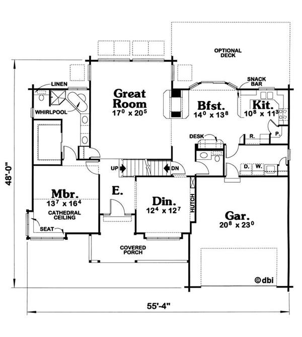 Empty Nest House Plans at Dream Home Source | Casual yet Indulgent