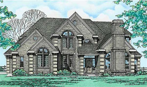 Home Plan Rendering