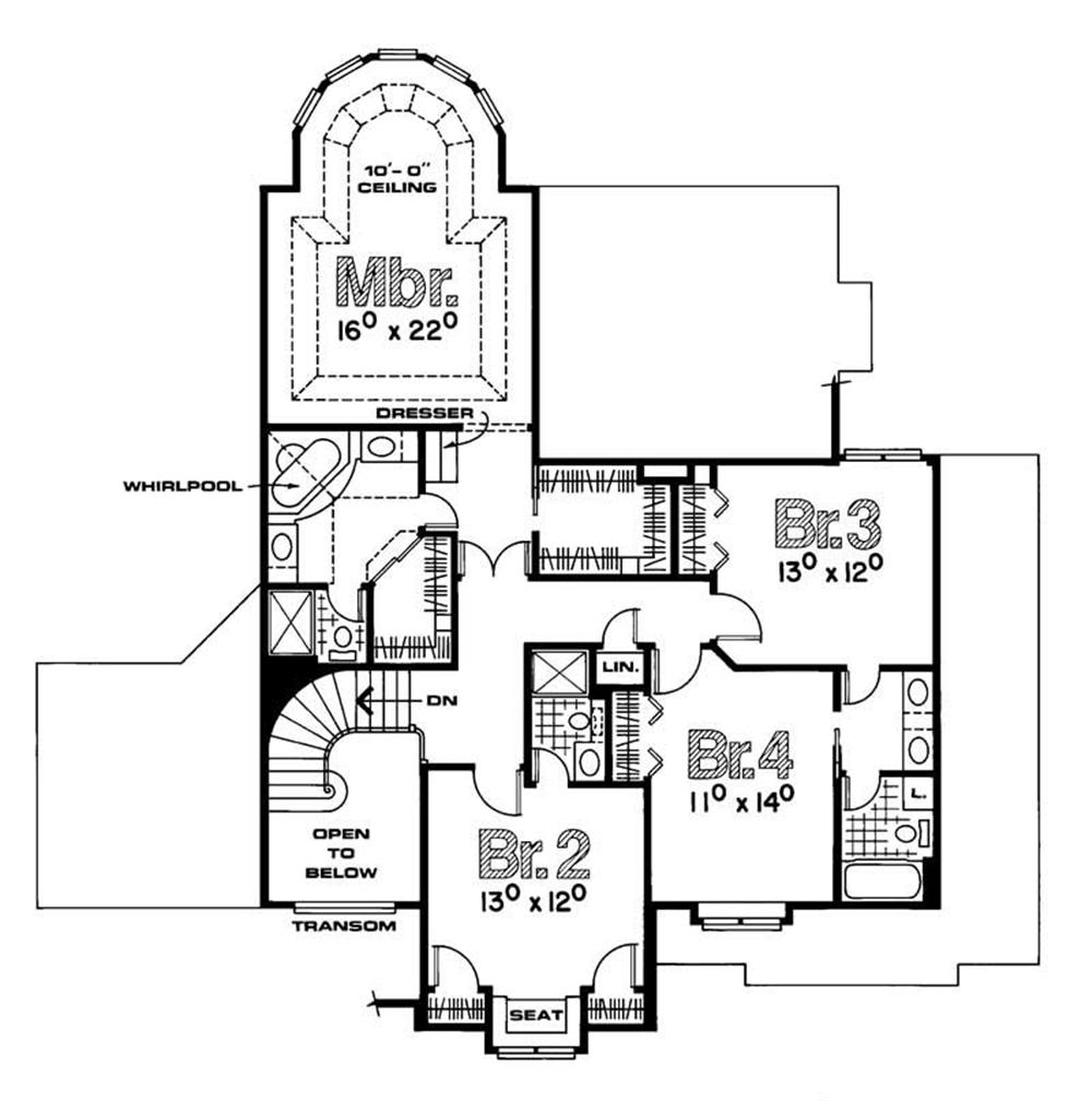 Upper Level Floor Plan