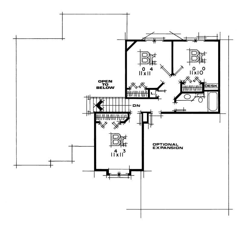 Upper Level Floor Plan