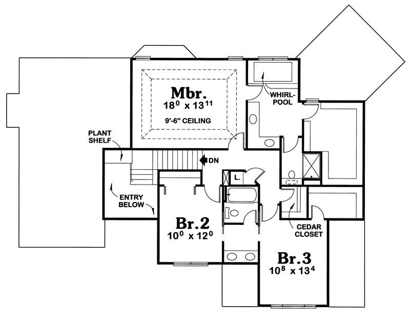 Upper Level Floor Plan