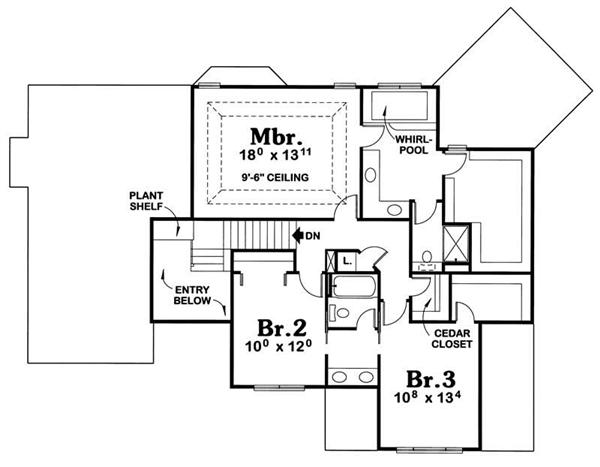 Upper Level Floor Plan