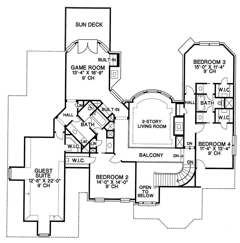 Upper Level Floor Plan