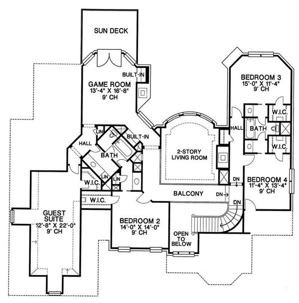 Upper Level Floor Plan