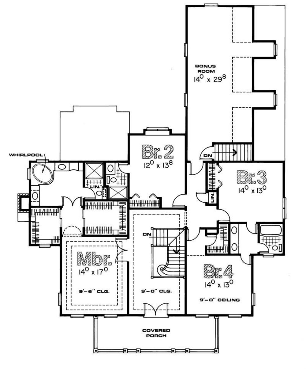 Upper Level Floor Plan