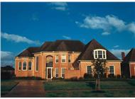 European houseplans Crescent Manor color rendering.