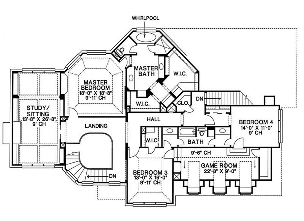 Upper Level Floor Plan