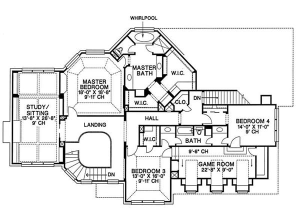 Upper Level Floor Plan
