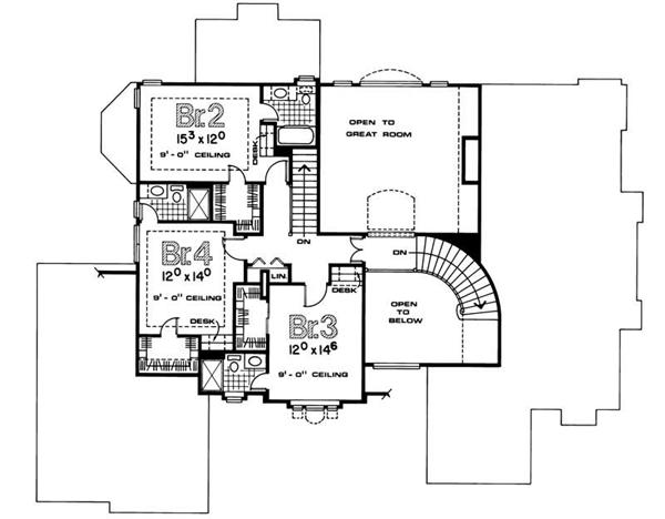 Upper Level Floor Plan