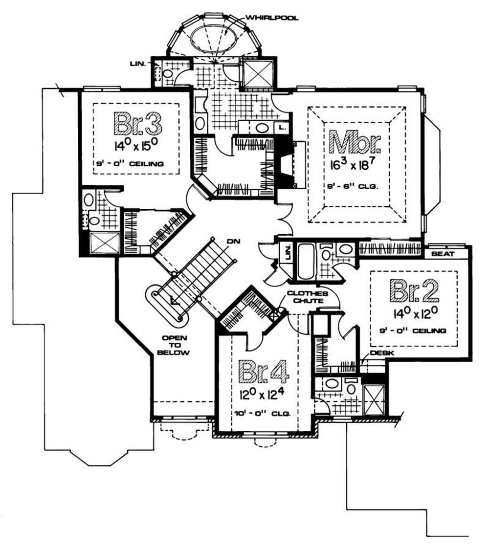 Upper Level Floor Plan