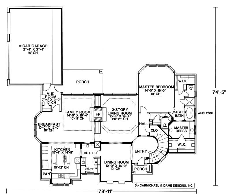 Main Level Floor Plan