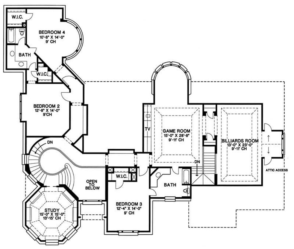 Upper Level Floor Plan