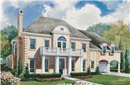Southern plans color front elevation.