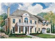 Southern plans color front elevation.