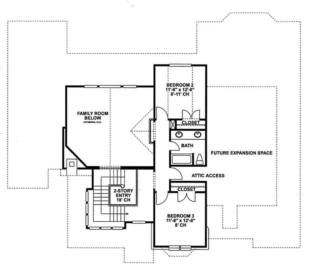 Upper Level Floor Plan