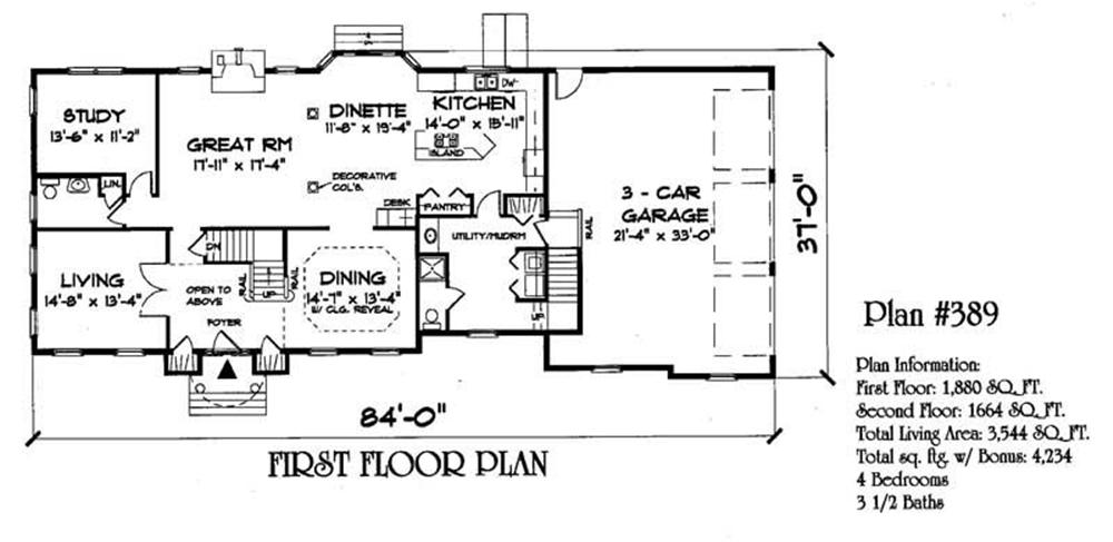 Main Level Floor Plan
