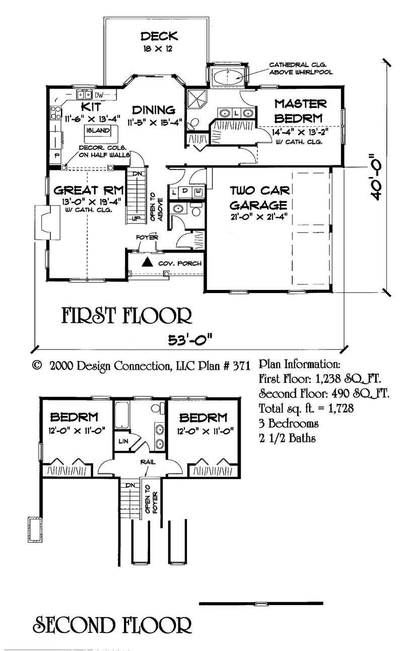 Main Level Floor Plan