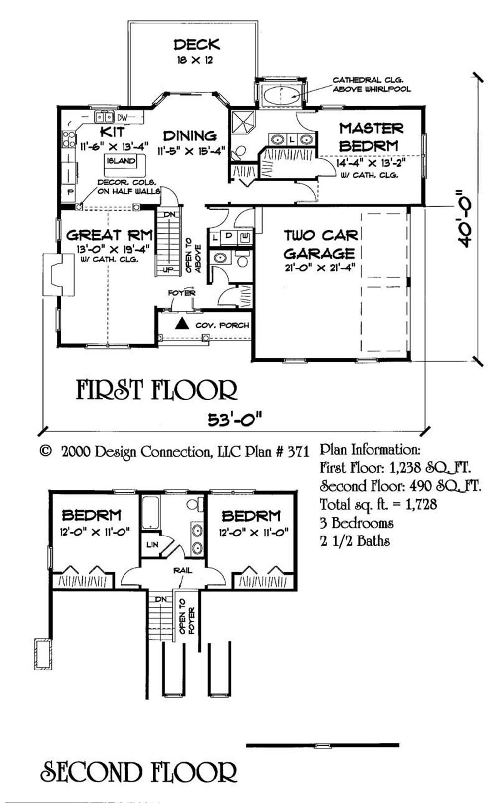 Main Level Floor Plan