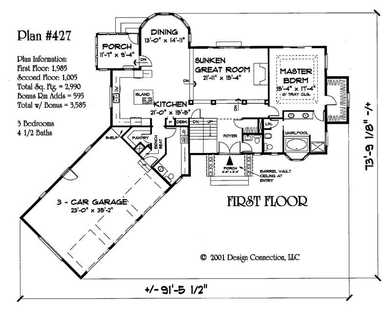 Main Level Floor Plan