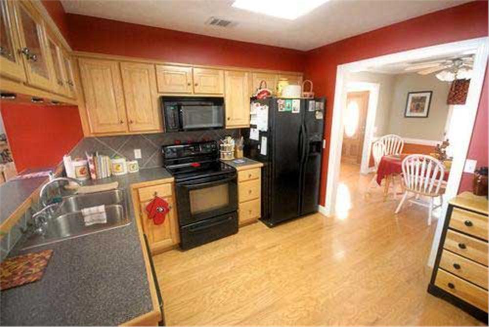 Interior Kitchen view for country home plans # DP-1851