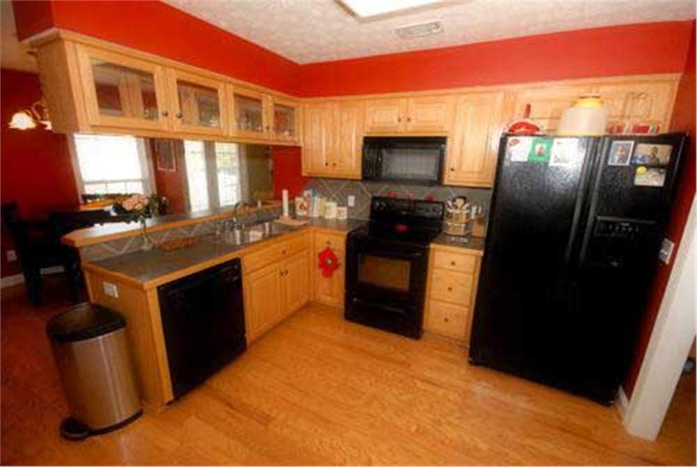 Interior Kitchen view for country home plans # DP-1851