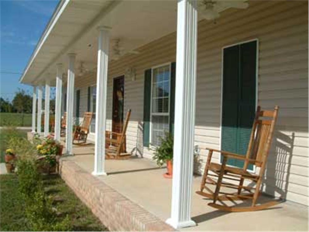 Home Exterior Photograph for country home plans DH2108