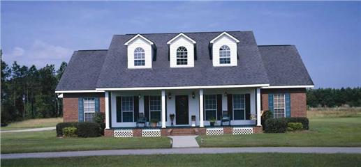 Farmhouse Plans color rendering.