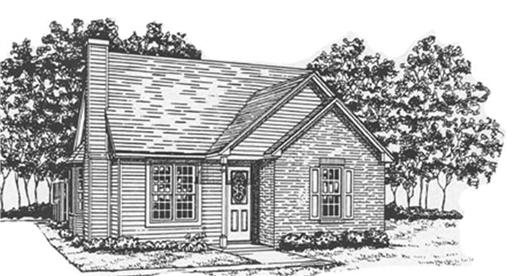 Main image for house plan # 7452