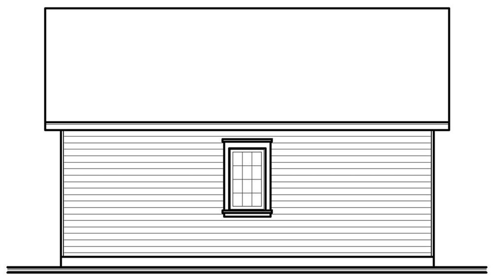 Home Plan Rear Elevation