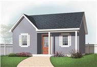This is a computer rendering of these Small House Plans.