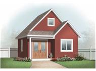 This is a computerized rendering of these Small House Plans.
