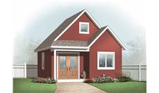 This is a computerized rendering of these Small House Plans.