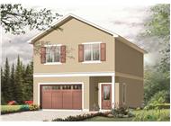 This is a 3D rendering of these Garage Plans.