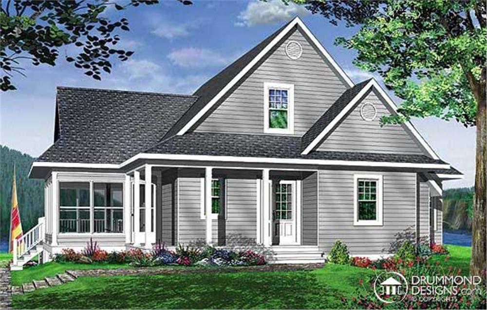 Home Plan Rendering