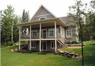 This is an actual color photo for small house plans # 3502