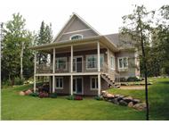 This is an actual color photo for small house plans # 3502