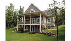 This is an actual color photo for small house plans # 3502