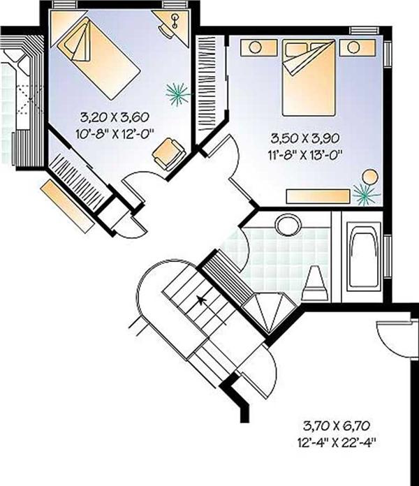 Optional Two Bedroom Plan