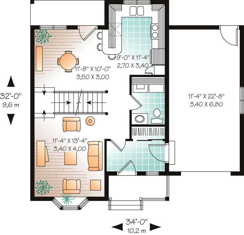 Traditional, Contemporary, Country House Plans - Home Design DD-2899