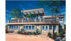 This is a computer rendering of these Coastal Homeplans.