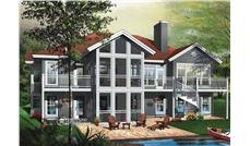 Main image for house plan # 8199