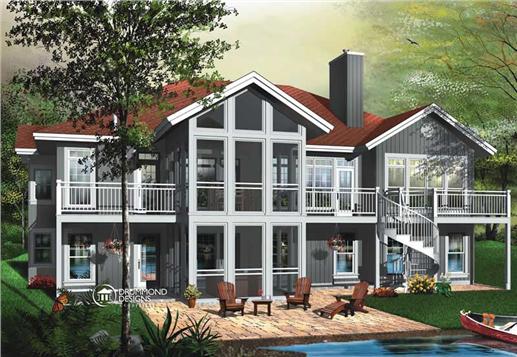 Main image for house plan # 8199