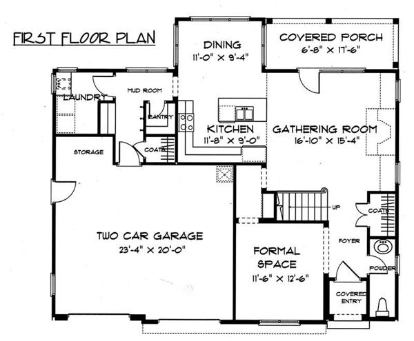 English Manor House Floor Plan